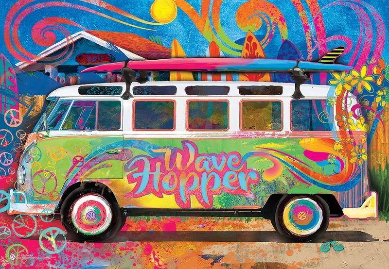 Eurographics Vm Wave Hopper Bus Tin 550 Pcs - Marah Kids