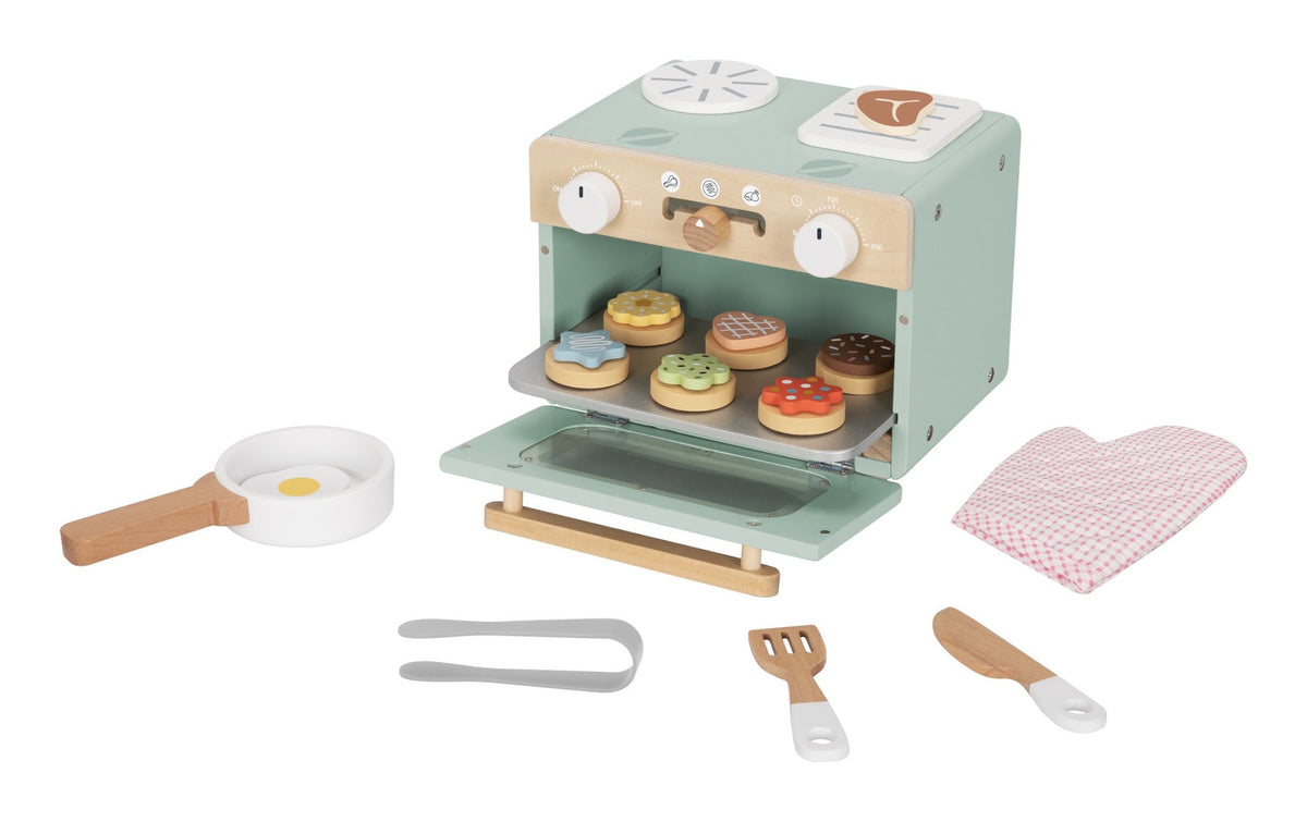 Tooky Toys Mini Oven wooden play kitchen toy for ages 3+ | Marah Kids UAE