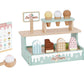 Tooky Toys Ice Cream Shop wooden play kitchen toy for ages 3+ | Marah Kids UAE