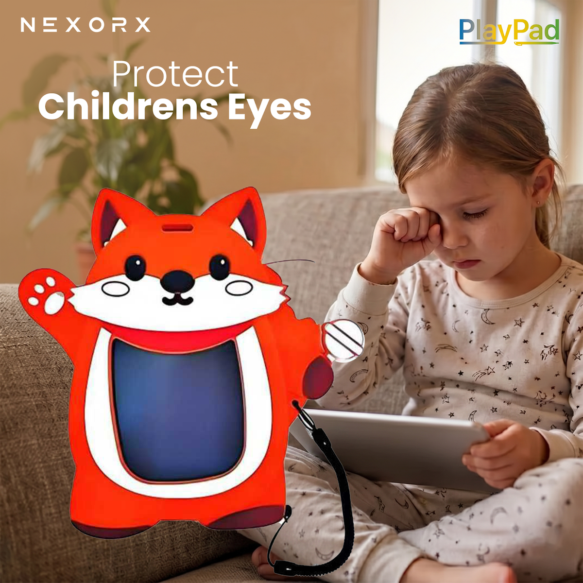 NEXORX Play Pad Animal Series Kids Doodle Drawing Pad, Silicone & Plastic, Ink-Free & Mess-Free, Travel - image 4
