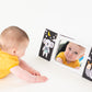 Taf Toys Tummy-Time Baby Mirror Book | High Contrast Sensory Toy, 0M+