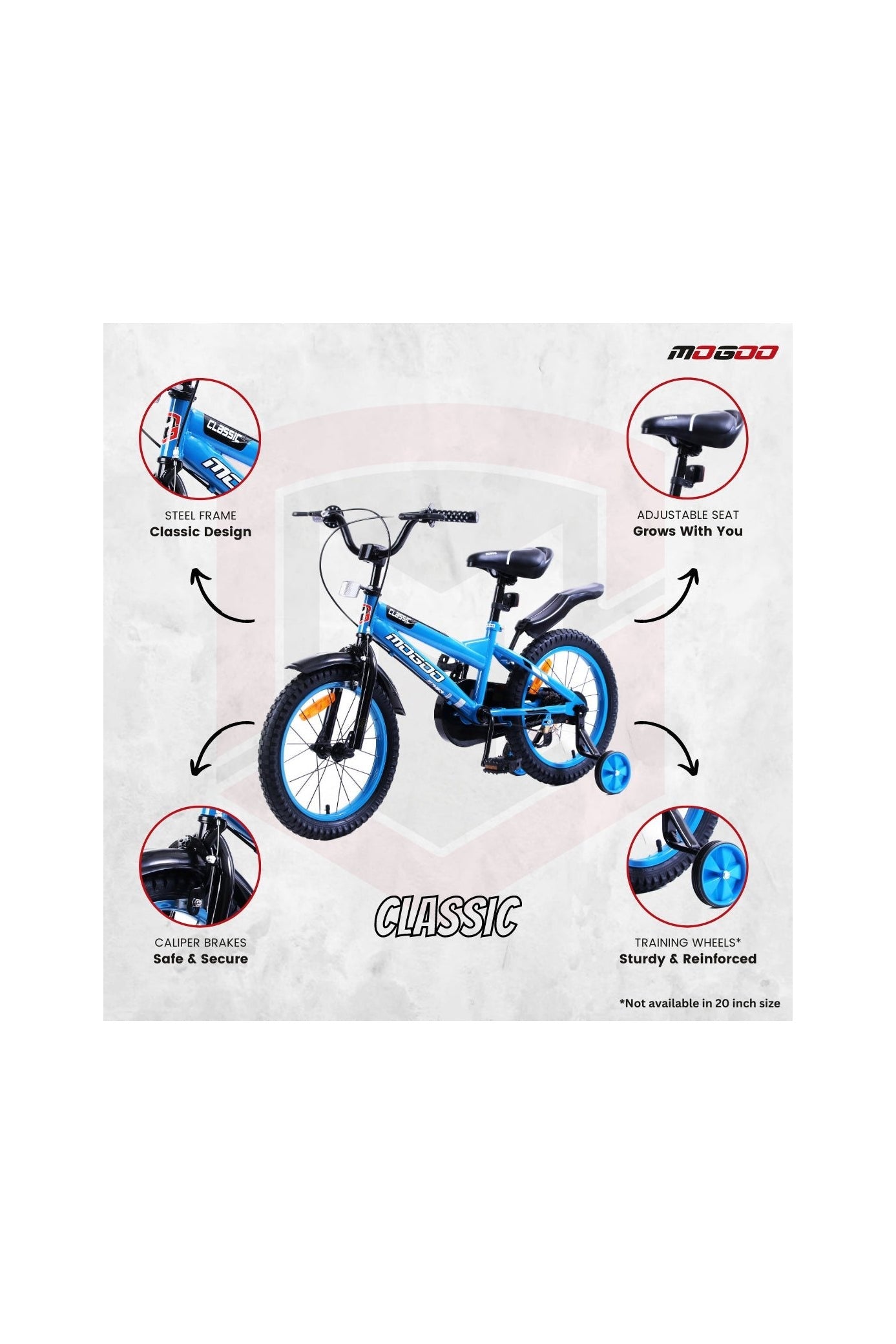 Classic 20" Kids Bicycle - Blue