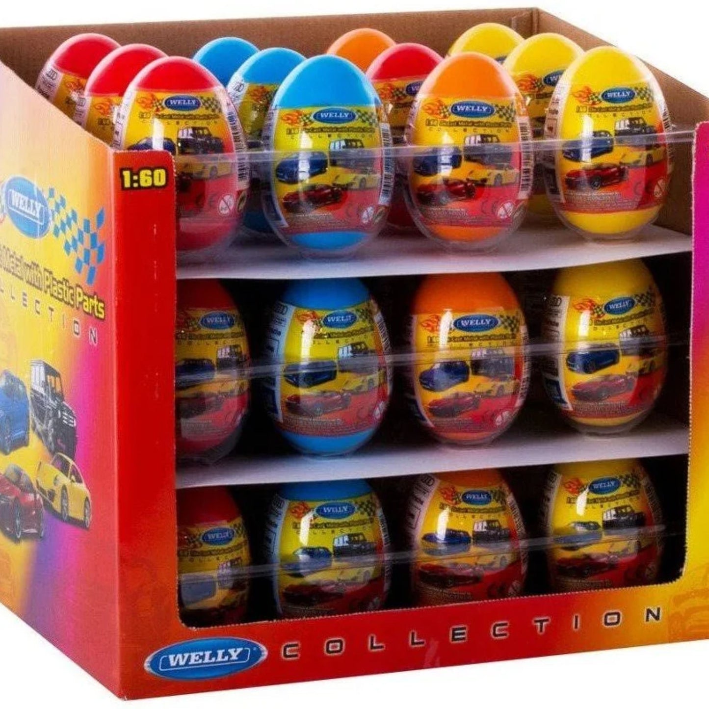 Welly 3' Diecast Metal Car in Surprise Capsule – 1 Piece (Assorted) - Marah Kids