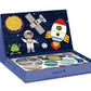 Tooky Toys Magnetic Box - Space educational wooden toy for ages 3+ | Marah Kids UAE