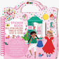 Avenir - Sticker Book Dress Up Fun Multicolour | Easy, mess - free and fun! Convenient carry handle and beautiful illustrations | Peel off the stickers | Convenient carry handle | Ages 3+ - Marah Kids