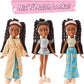 Bratz - Slumber Party Sasha Fashion Doll with 2 Sets of Pajamas, Plush, and Accessories - Multicolour | Mix ‘N’ Match Outfits | Each girl is bringing her favorite stuffed animal to the slumber party | Ages 6 + up - Marah Kids