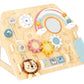 Tooky Toys 2 in 1 Activity Board wooden toddler toy for ages 3+ | Marah Kids UAE