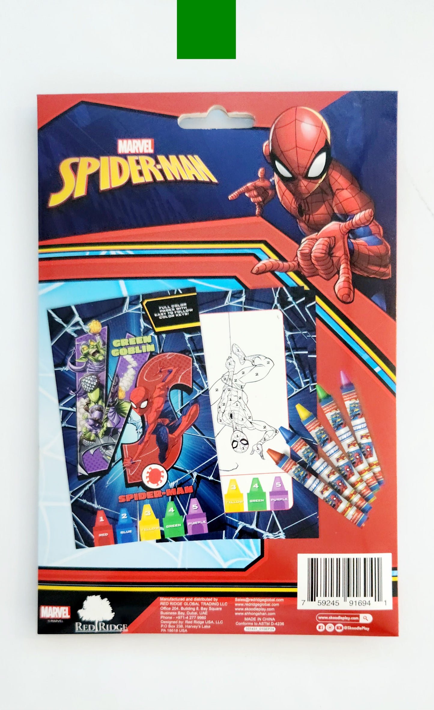 Disney Spider-Man Color By Number
