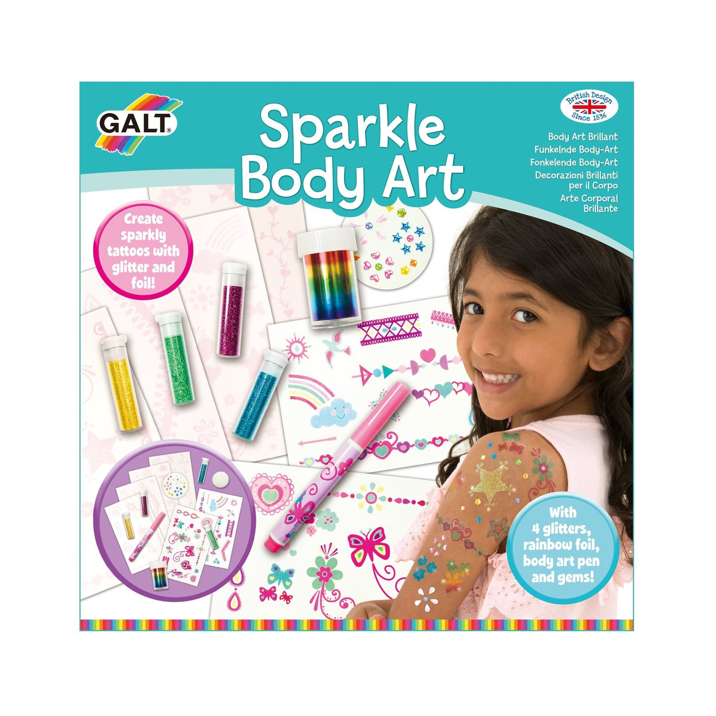 Galt Sparkle Body Art - Marah Kids