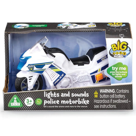 ELC Big City L&S Police Motorbike B/O - Marah Kids