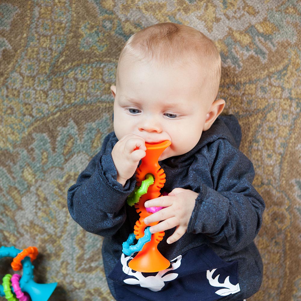 Tomy - Fat Brain Toys pipSquigz Loops- Orange