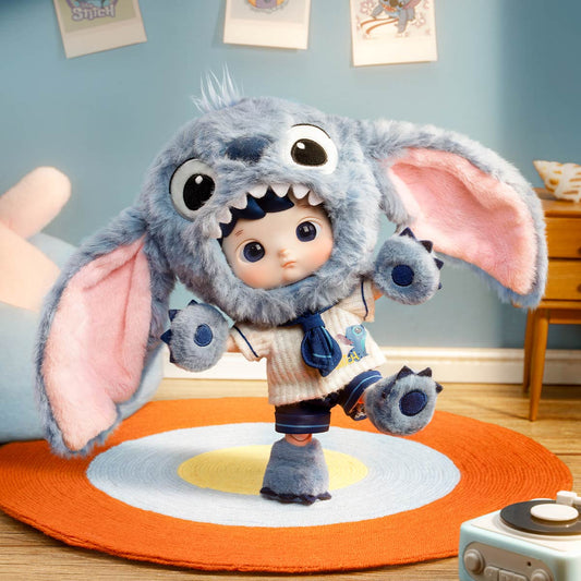 Authentic Popmart Hacipupu Stitch 1/8 Ball Jointed Doll (Bjd)