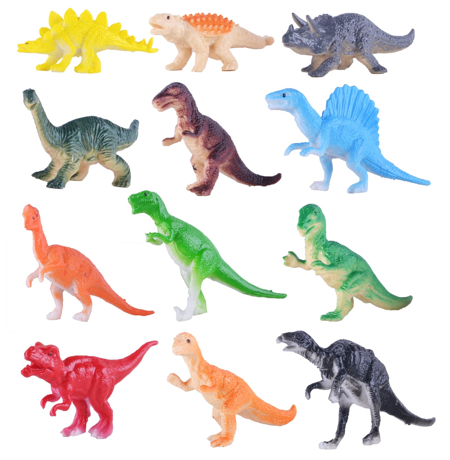 Power Joy Animal Worldz Dinosaur 4inches 6pieces