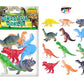 Power Joy Animal Worldz Dinosaur 4inches 6pieces
