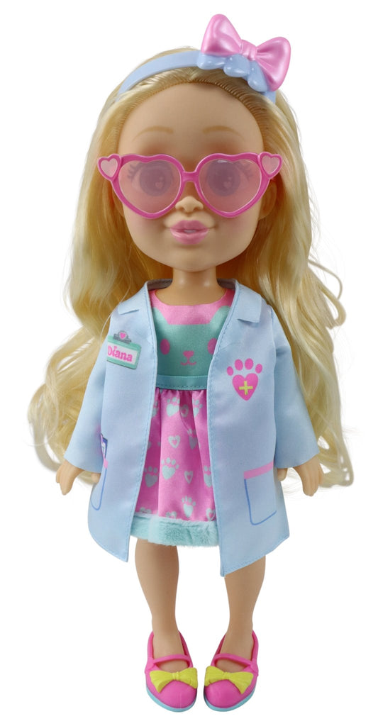 Headstart Love Diana Doll Mashup Vet Kitty S3 13In - Marah Kids