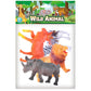 Power Joy Animal Worldz Safari Animal 6inches 4pieces
