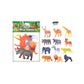 Power Joy Animal Worldz Safari Animal 6inches 4pieces