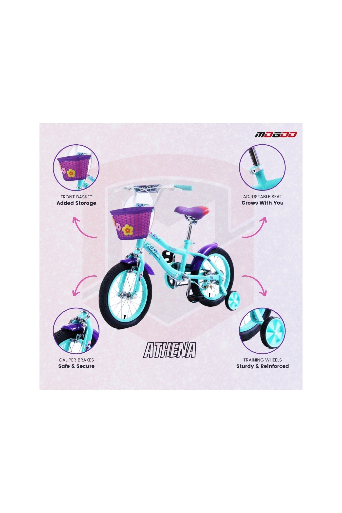Athena 20" Kids Bicycle - Green