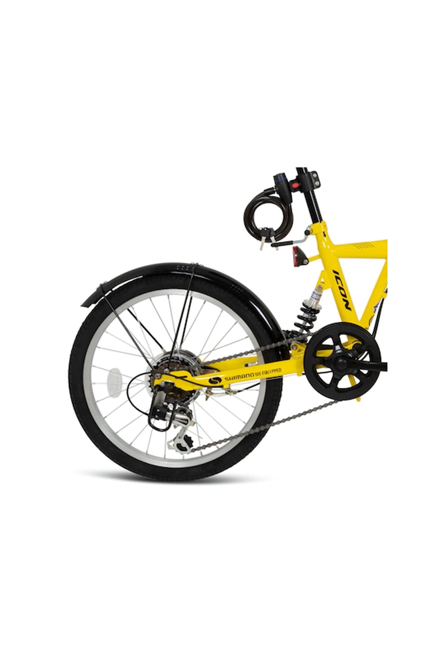 Icon 20" Folding City Bike - Yellow