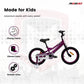 Rayon Junior 2.0 20" Kids Bicycle - Purple - Marah Kids
