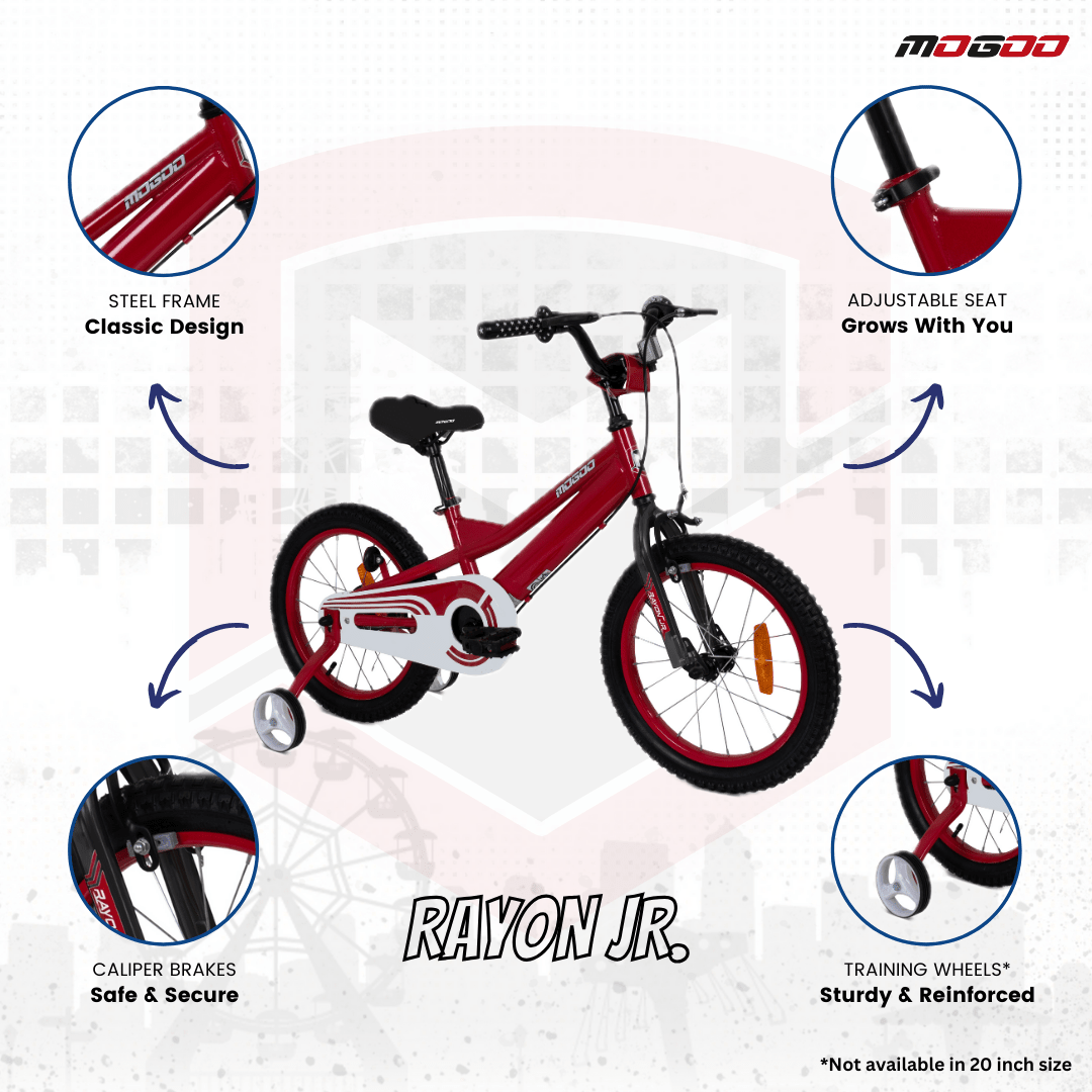 Rayon Junior 2.0 20" Kids Bicycle - Red - Marah Kids