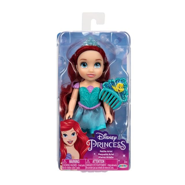 Disney Princess Petite Doll Ariel with Comb 6 - inch - Marah Kids