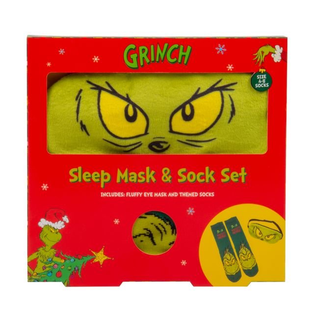 Fizz Creation Grinch Sock & Sleep Mask Set - Marah Kids