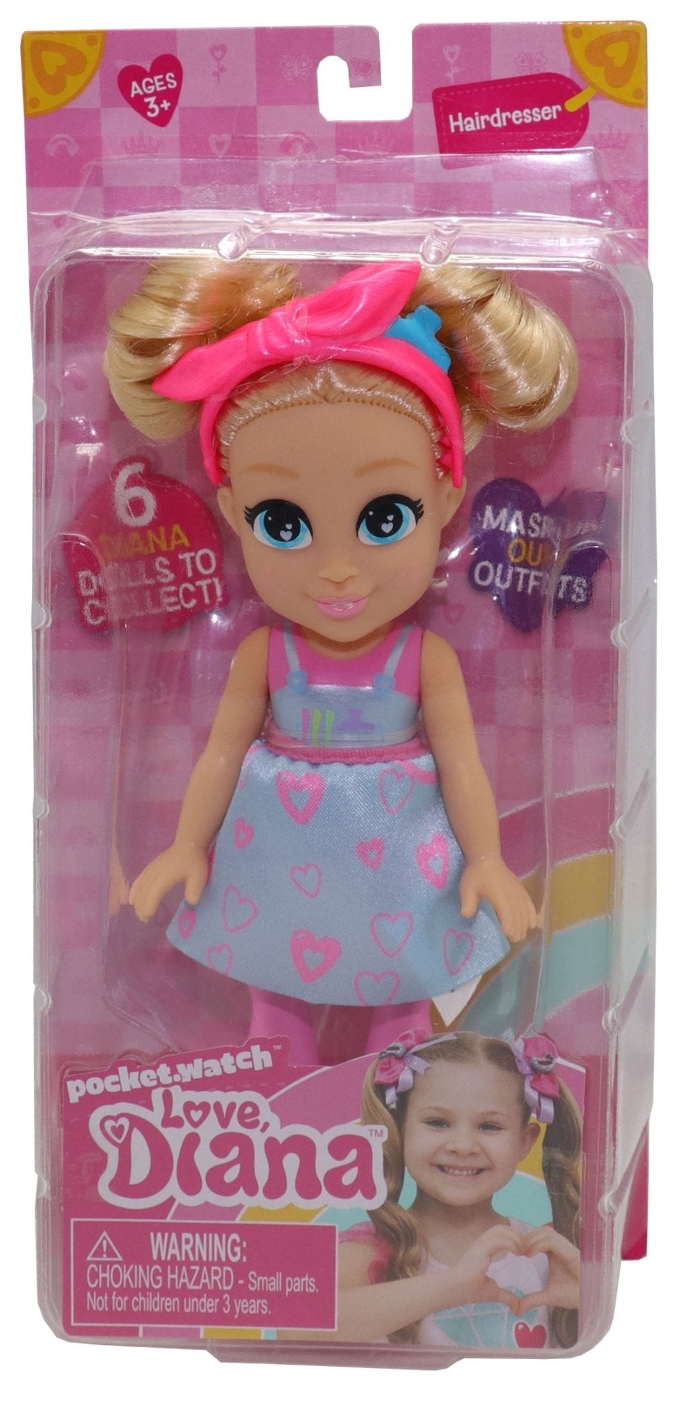 Headstart Love Diana Doll Hairdresser 6" - Marah Kids