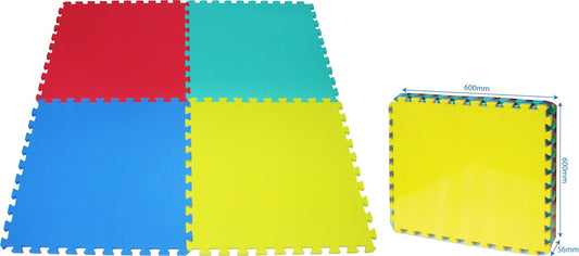 BWAGP POOL PROTECTOR EVA 60X60X1CM 4PC GREEN - Marah Kids