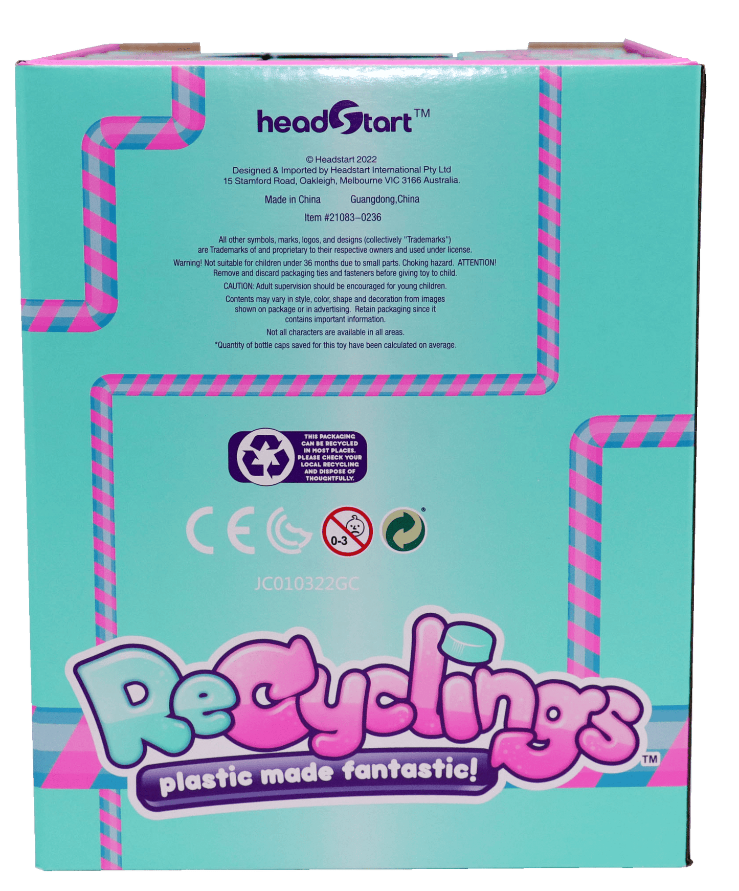 Headstart Recyclings Single S2 Cdu36 Woc - Marah Kids