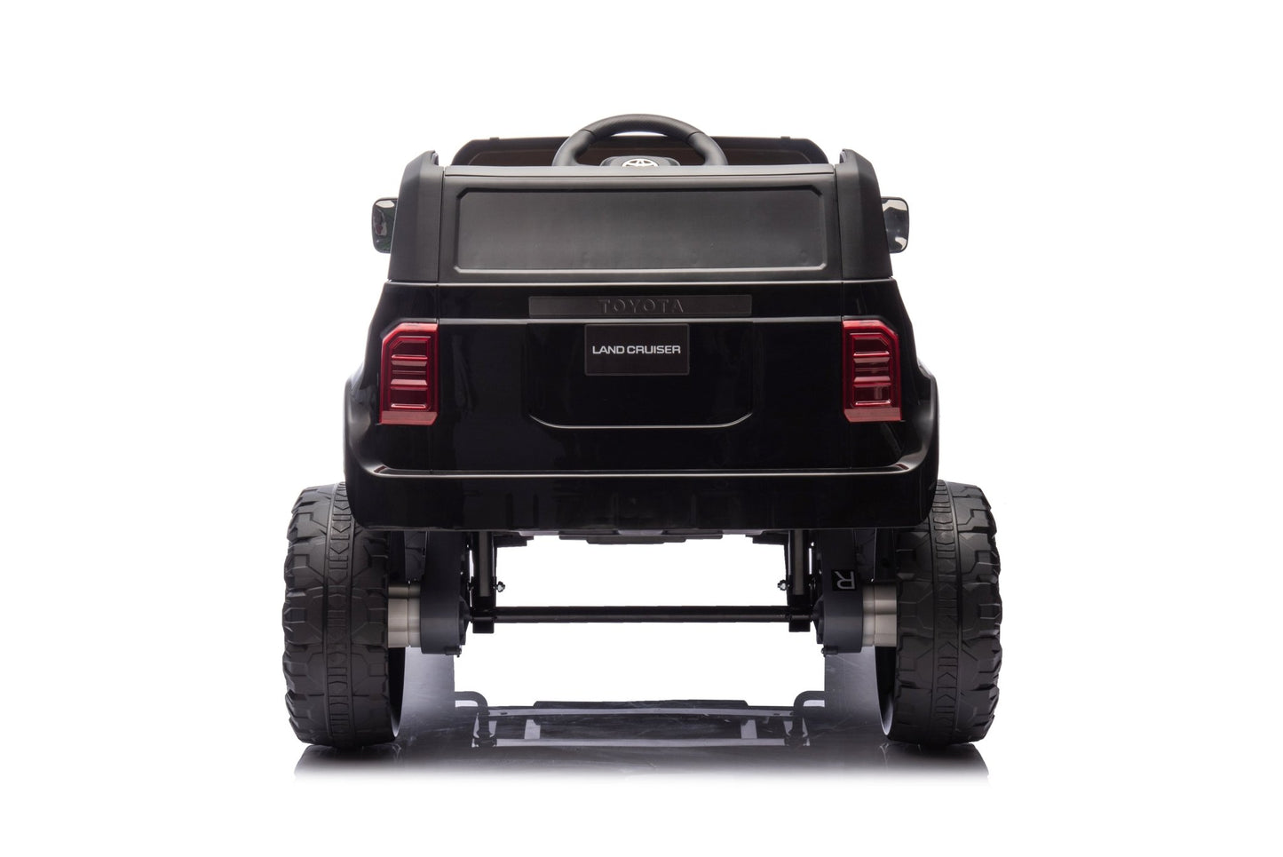 Toyota Prado Children Ride On Car with Remote Control - Black 12V