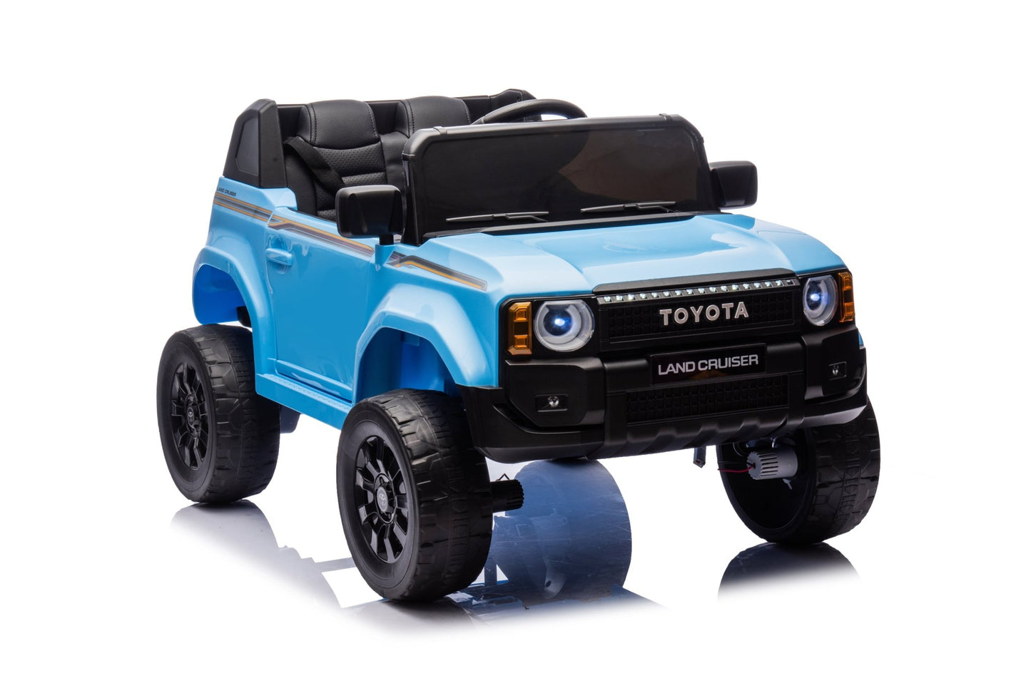 Toyota Prado Children Ride On Car with Remote Control - Blue 12V
