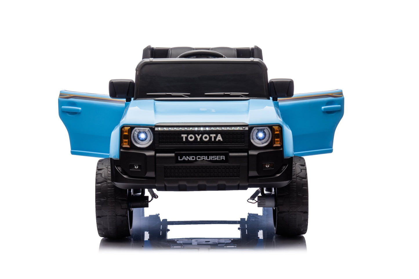 Toyota Prado Children Ride On Car with Remote Control - Blue 12V