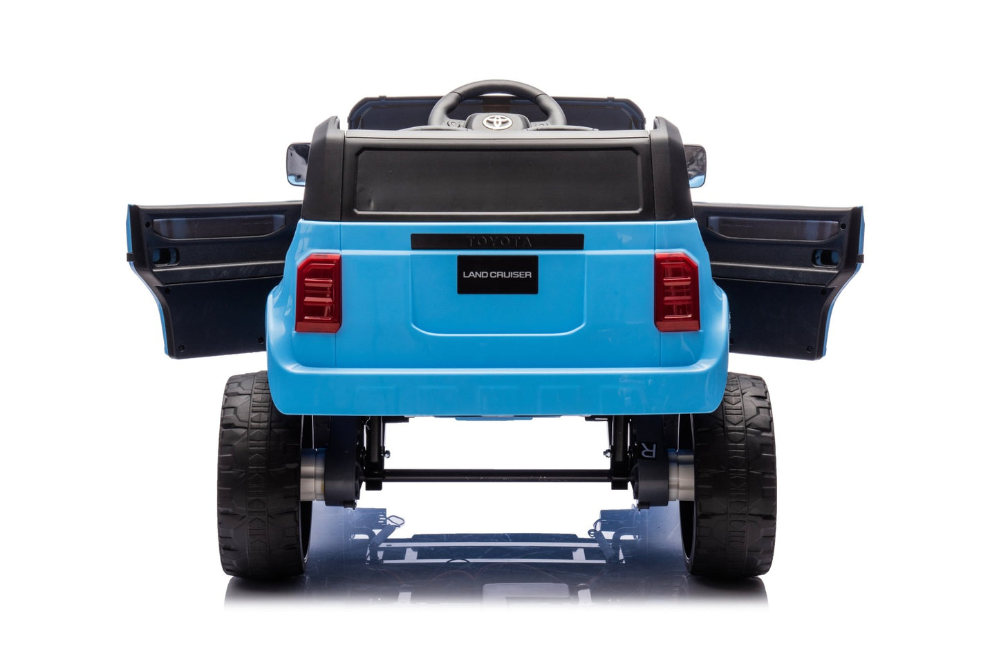 Toyota Prado Children Ride On Car with Remote Control - Blue 12V