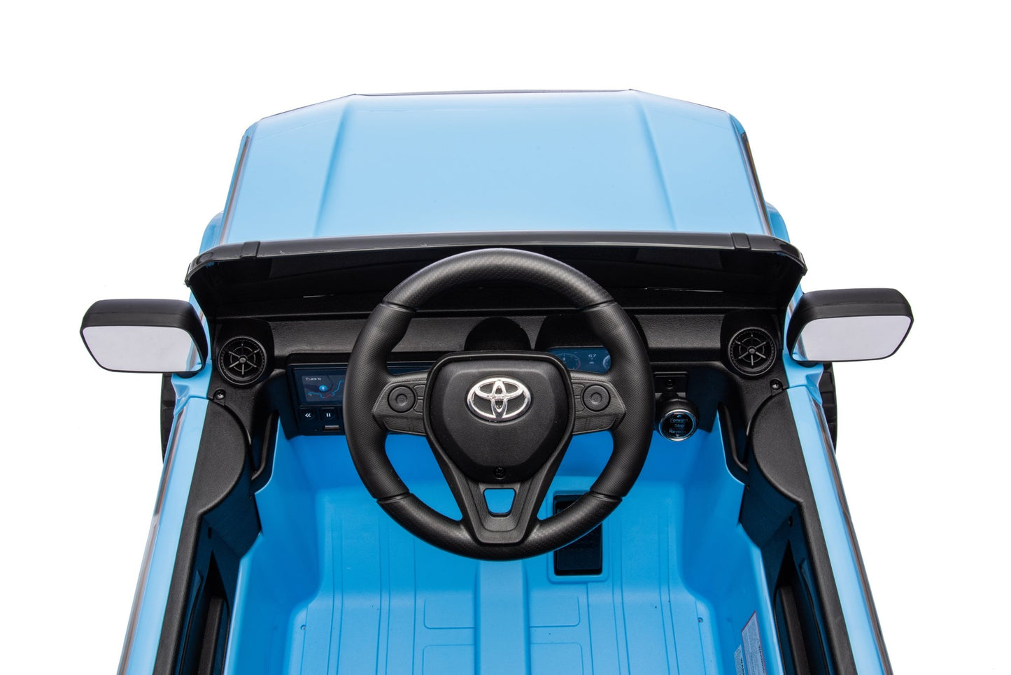 Toyota Prado Children Ride On Car with Remote Control - Blue 12V