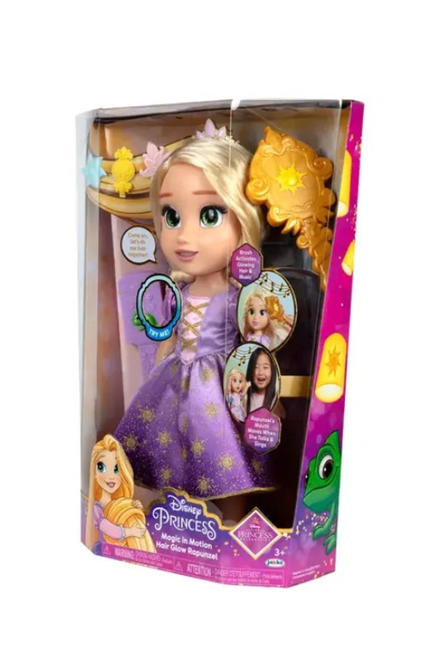 Disney Princess Rapunzel Hair Styling Animatronic 15-Inch Doll