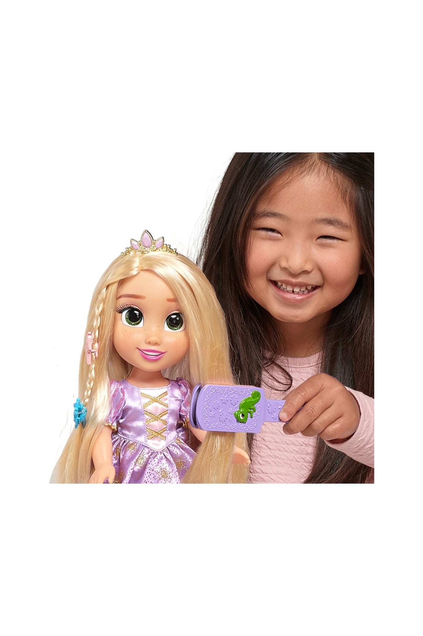 Disney Princess Rapunzel Hair Styling Animatronic 15-Inch Doll