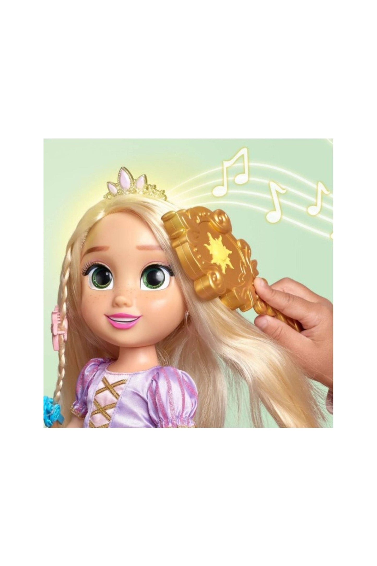 Disney Princess Rapunzel Hair Styling Animatronic 15-Inch Doll