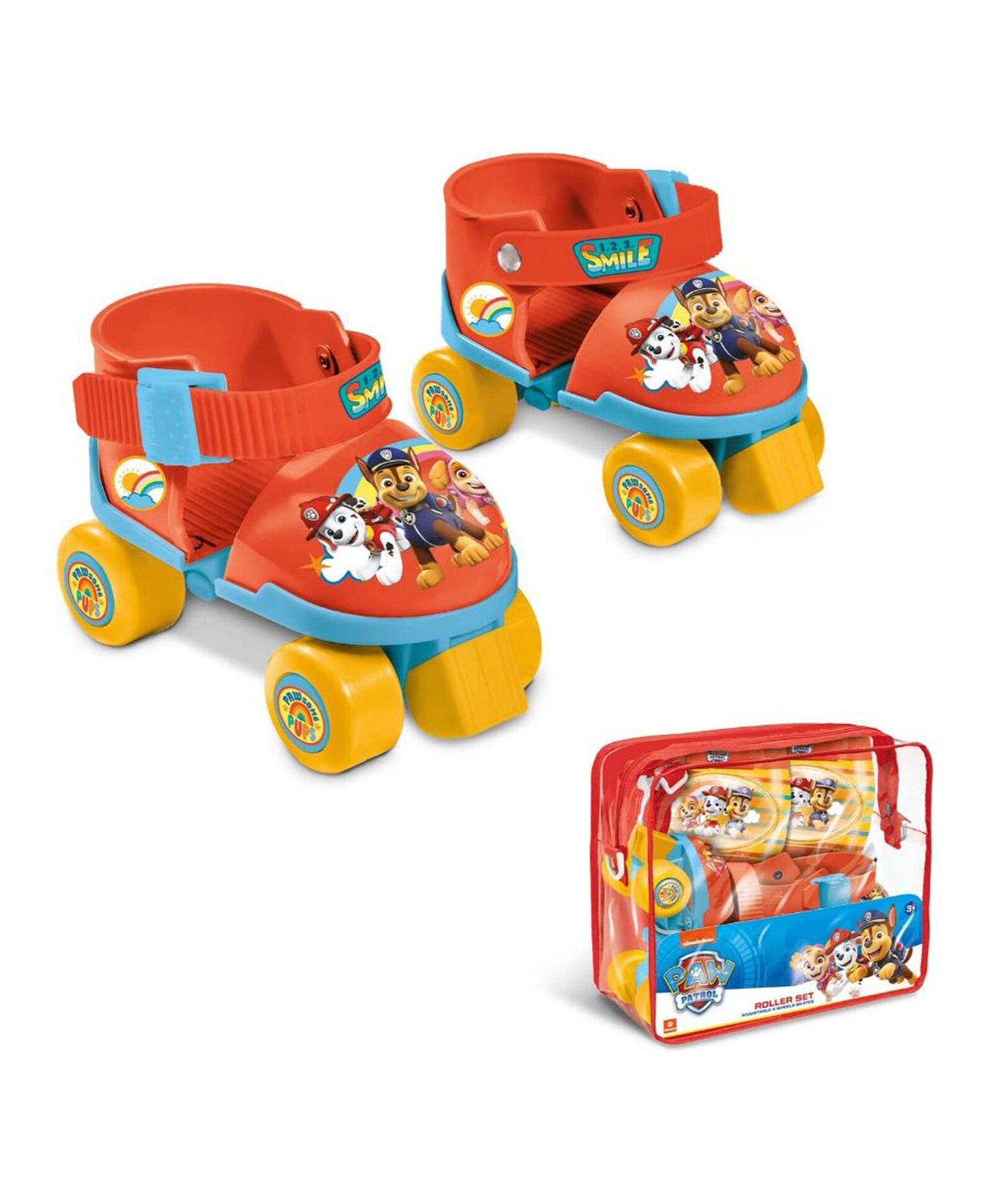 Mondo Roller 4Wheels Paw Patrol Skates Set Adjustable 22-29 - Marah Kids