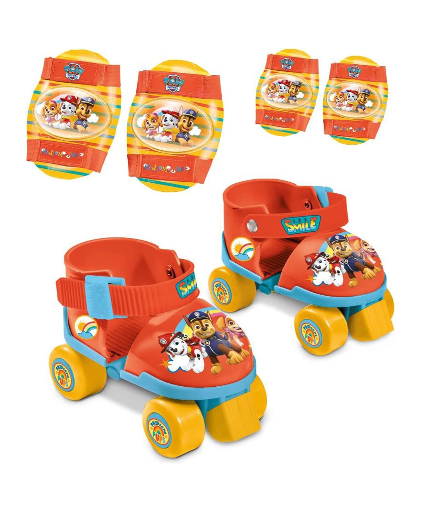 Mondo Roller 4Wheels Paw Patrol Skates Set Adjustable 22-29 - Marah Kids