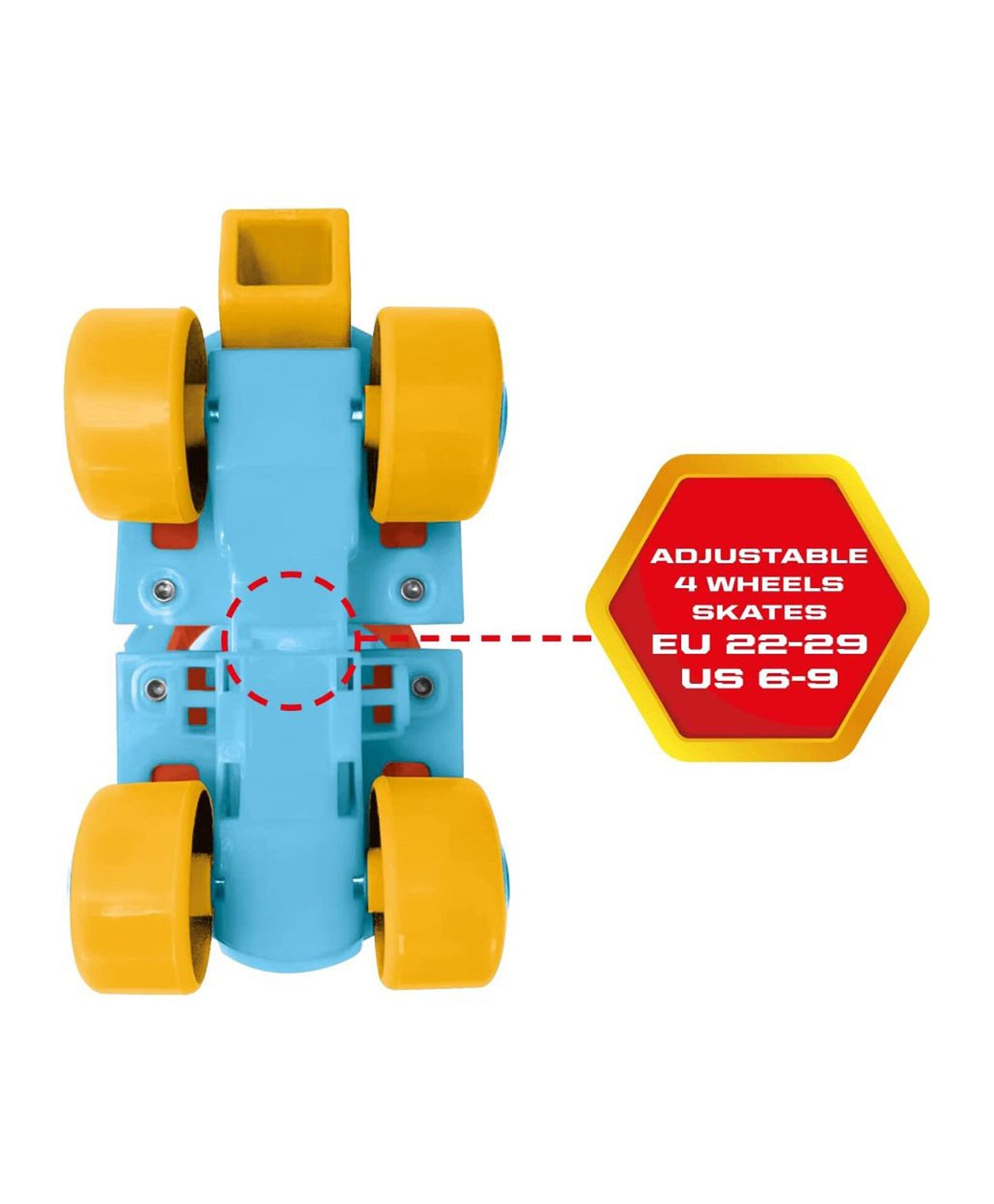 Mondo Roller 4Wheels Paw Patrol Skates Set Adjustable 22-29 - Marah Kids