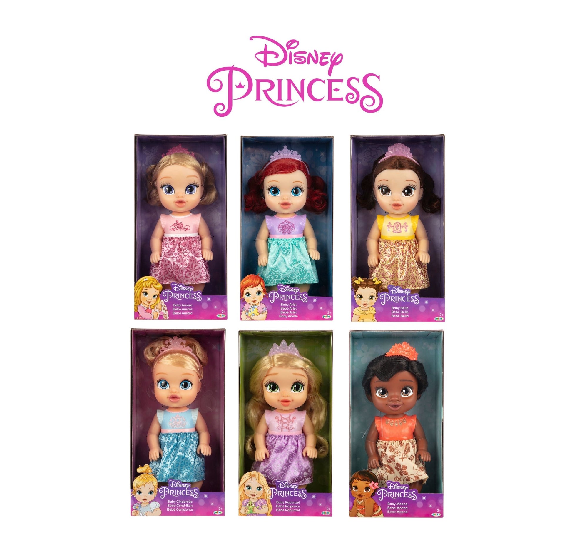Disney princess Baby Value Doll 12In 6Asst - Marah Kids