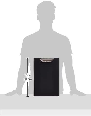 MAXI PP DOUBLE CLIPBOARD F/S BLACK