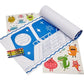Crayola Colour your own Map Roll - Space |The product is designed and includes 3 - meter maps, 4 crayons, and 2 sticker sheets, for children to enjoy coloring while learning about animals and geography | Ages 3+ - Marah Kids