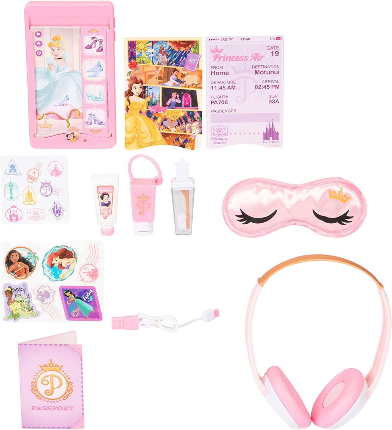 Disney princess Style Deluxe Suitcase Set - Marah Kids