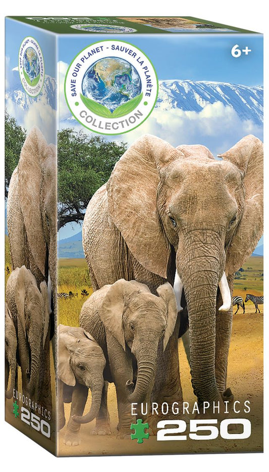 Eurographics Puzzle 250 Elephants - Marah Kids