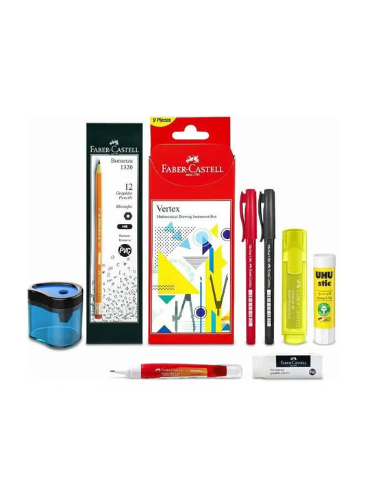FABER-CASTELL SCHOOL STATIONERY KIT - FCZPB2