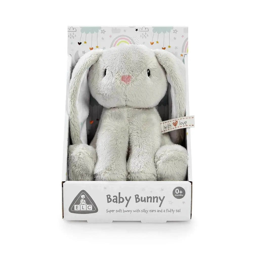 ELC Baby Plush Mini Bunny Boxed Grey - Marah Kids