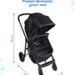 Delta Easy One-Fold Ultralight 2-in-1 Baby Stroller with Reversible Seat