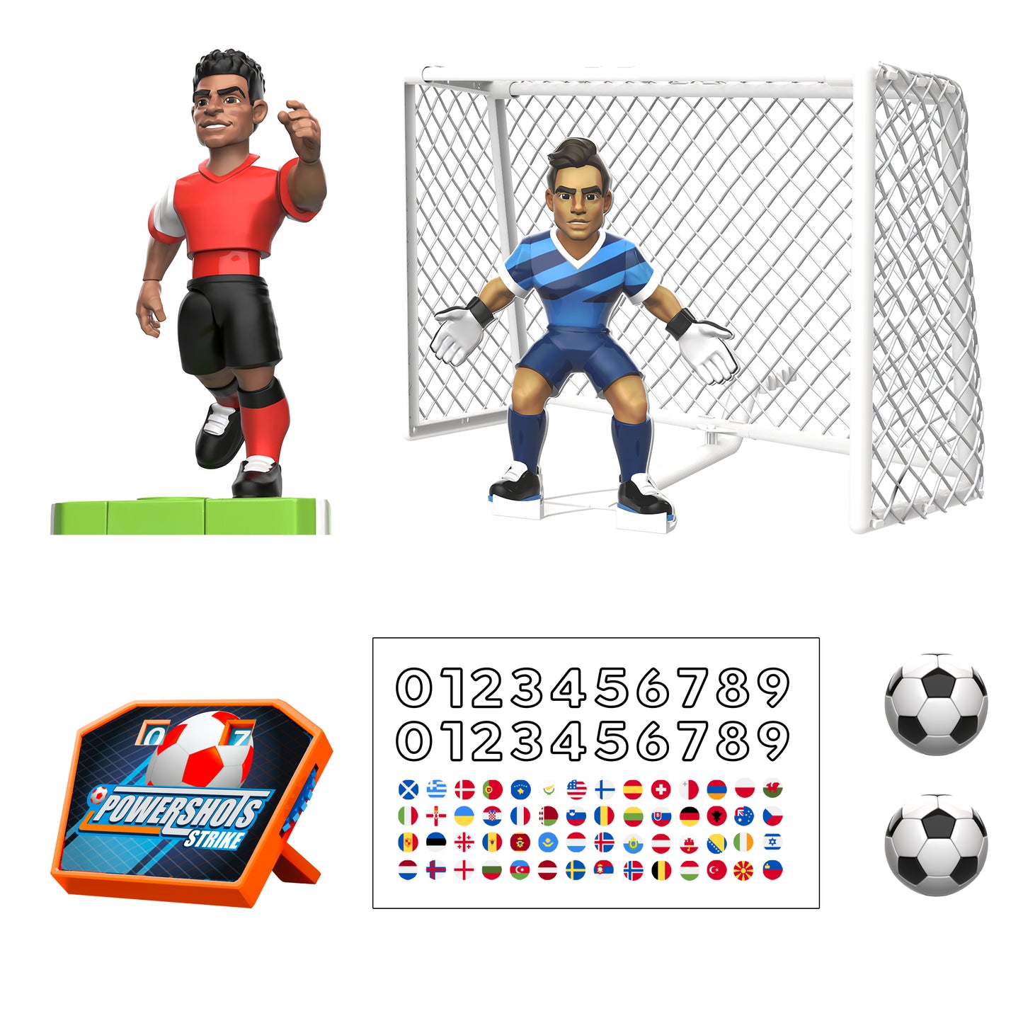 PowerShots Strike Soccer Action Figure Playset, Cruz 9" - Marah Kids